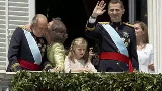 La fiesta de los 10 años de Felipe VI: gran almuerzo en el Palacio Real, música y protagonismo para Leonor y Sofía