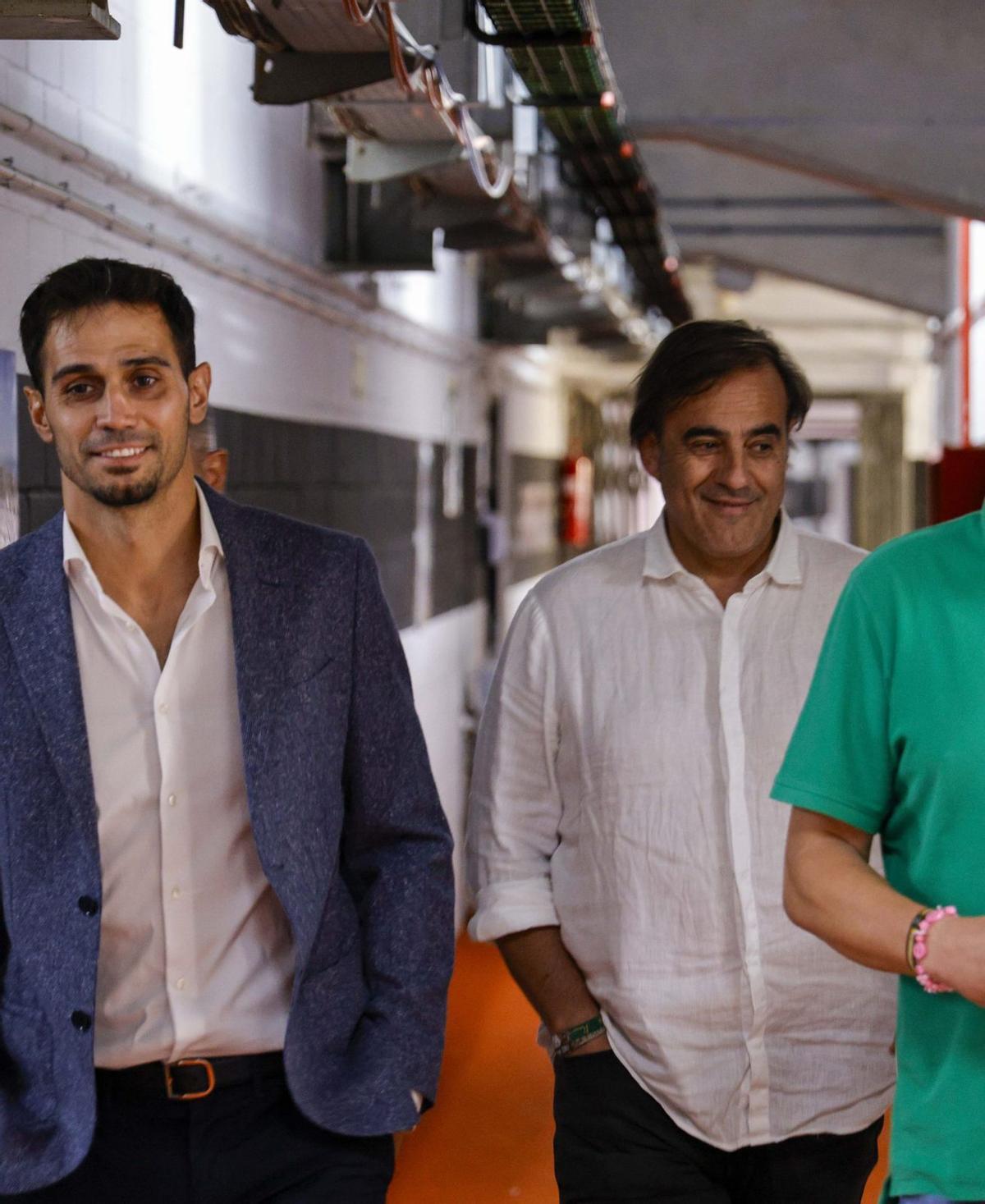 Alejandro Arribas y Javier Hernández, en una imagen de archivo. | IVÁN URQUÍZAR