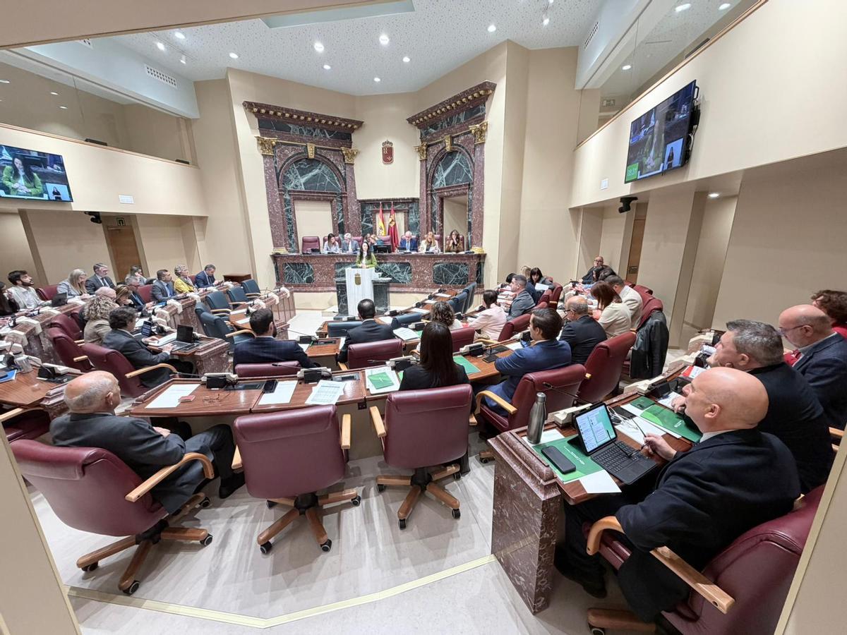 Pleno de la Asamblea Regional, este miércoles