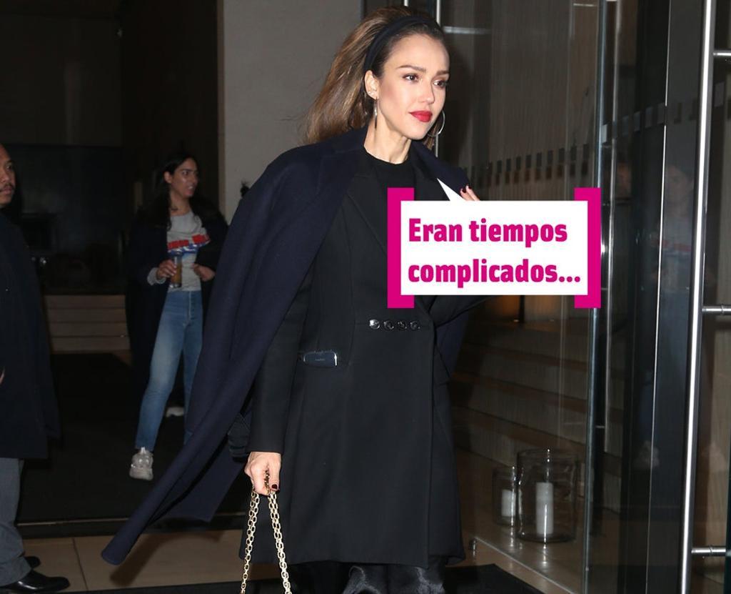 Jessica Alba: "Eran tiempos complicados"