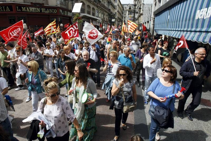 Fotogalería:  Manifestación en favor de los trabajadores de limpieza