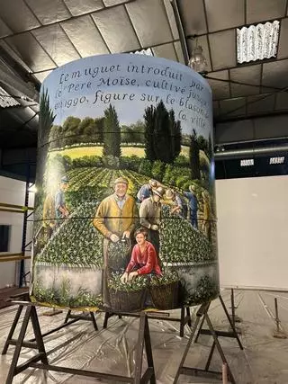 Els murals dedicats al passat pagès de Saint-Sébastien-sur-Loire, a França, reviuen de la mà de Diana Taubin, una dècada després