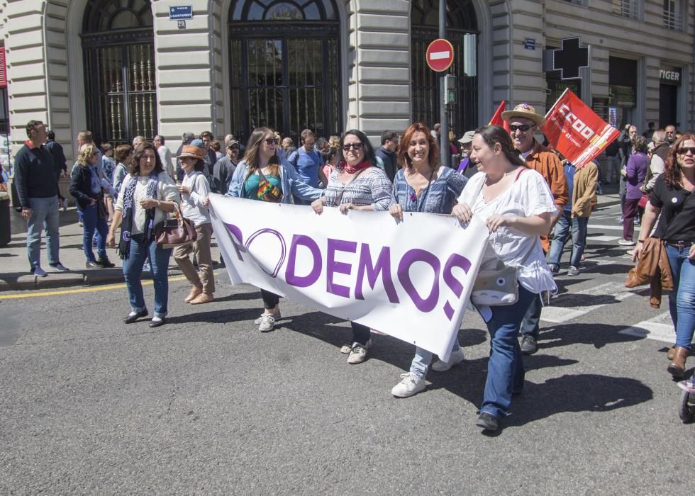 Manifestación del Día del Trabajo en València