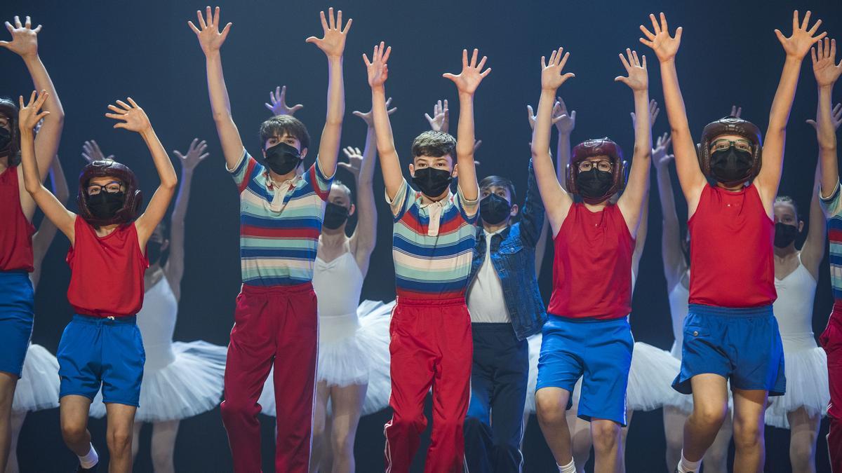 BARCELONA. 08.06.2021
Presentacion del musical Billy Elliot en el Teatre Victoria. FOTO FERRAN SENDRA