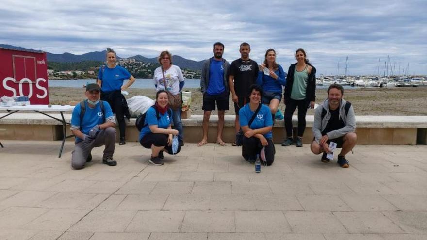 Platges Netes fa la primera acció ambiental a Llançà des del confinament