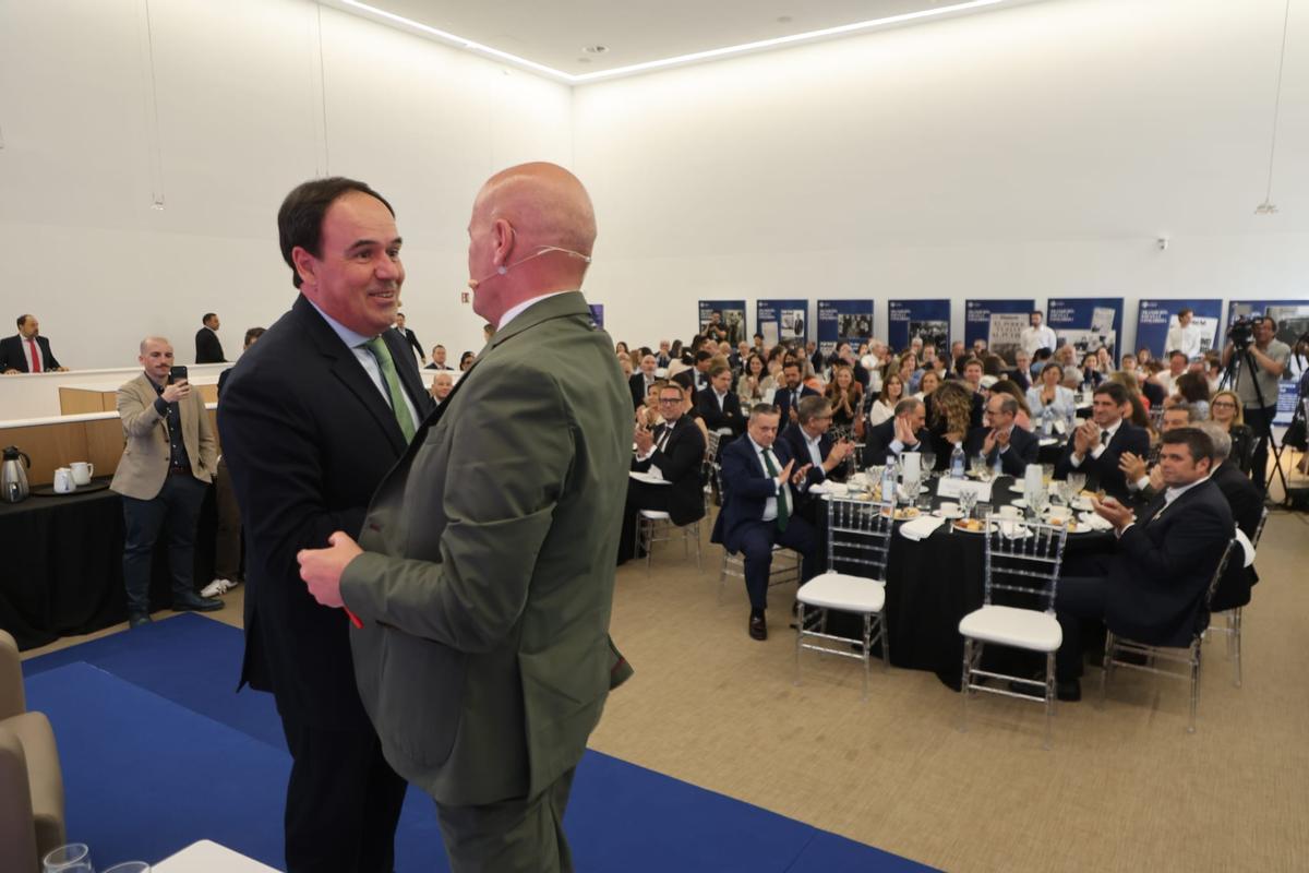 El encuentro informativo de Prensa Ibérica con el president Juanfran Pérez Llorca en imágenes El encuentro informativo de Prensa Ibérica con el president Juanfran Pérez Llorca en imágenes