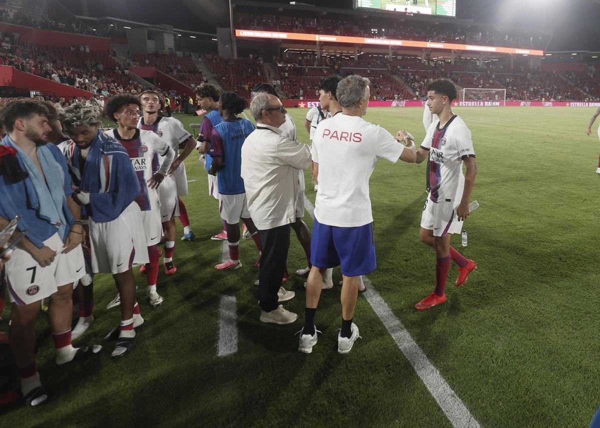 El Trofeo Ciutat de Palma Mallorca-PSG, en imágenes