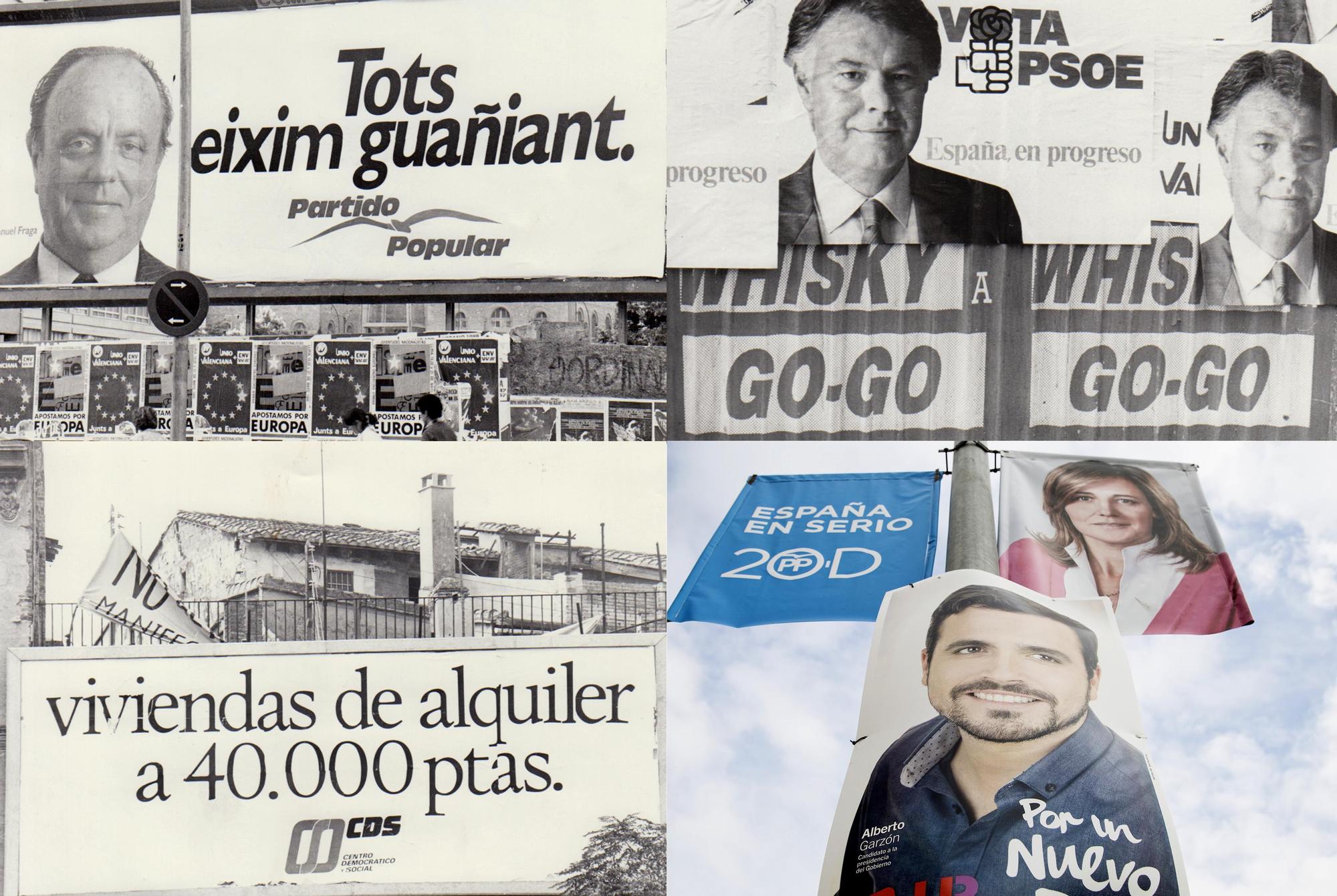 Los carteles electorales de nuestra vida.