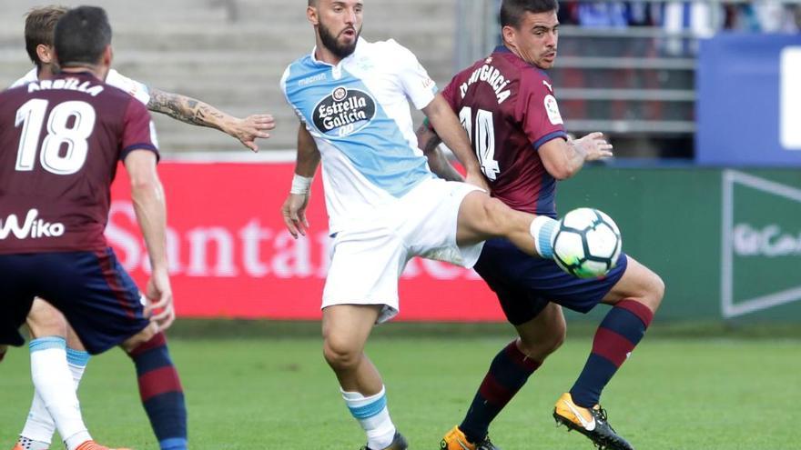 Çolak, en el partido contra el Eibar