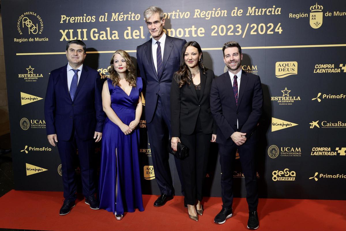Antonio Martín, presidente de la ACB, también estuvo presente en la Gala