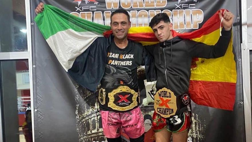 Tomás Parra y Jesús Parra, campeones del mundo de Muay Thai 2022