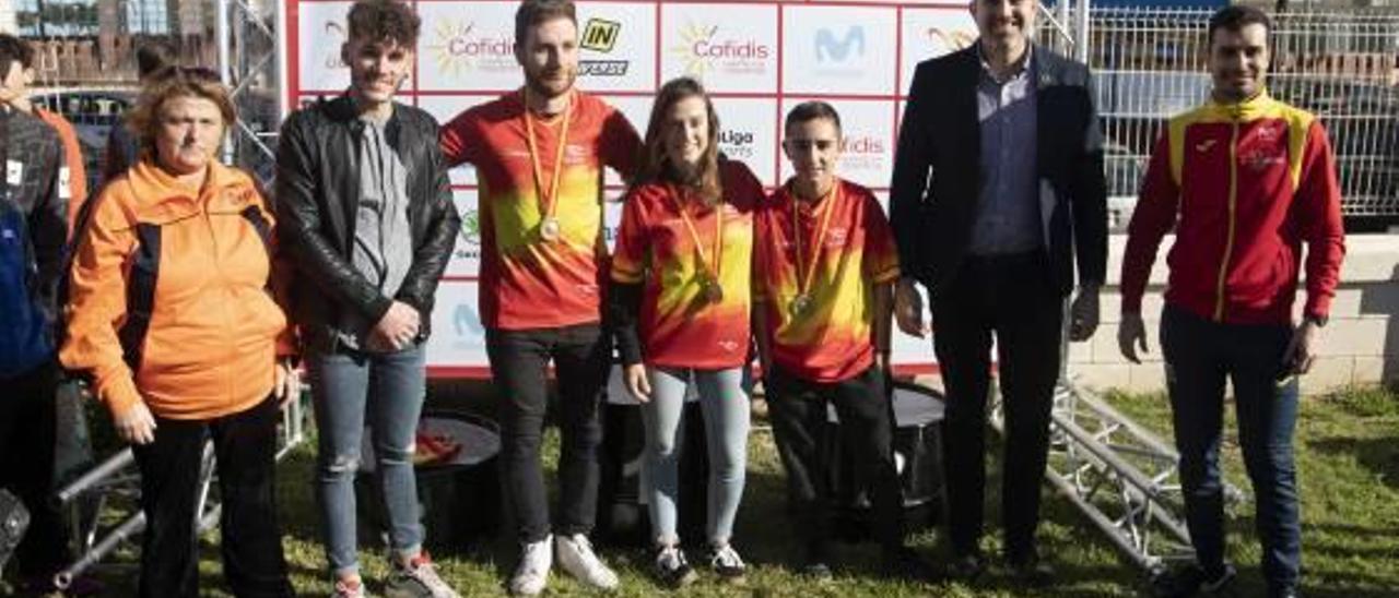 Entrega de premios del Campenato de España de BMX.