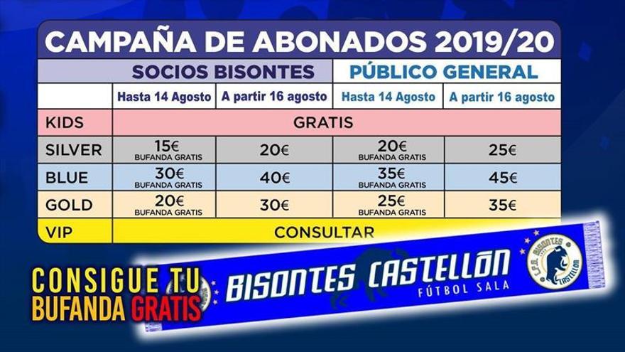 Bisontes pone en marcha su campaña de abonos