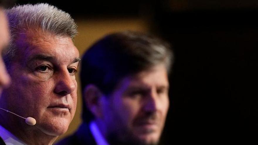 Laporta acepta la decisión de Mateu Alemany de seguir en el Barça