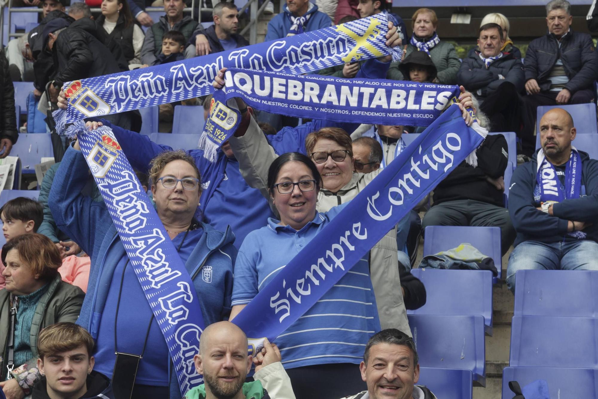 En imágenes: Así se vivió el último partido de la temporada del Real Oviedo en casa