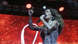 Rosario durant el concert el dilluns al Festival Porta Ferrada