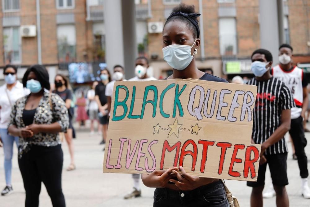 Protesta contra el racismo en Murcia