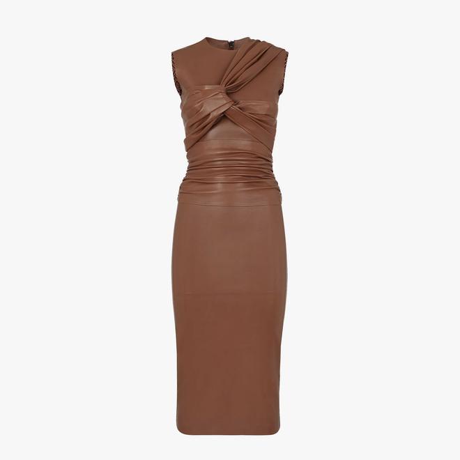 Vestido de piel y lycra