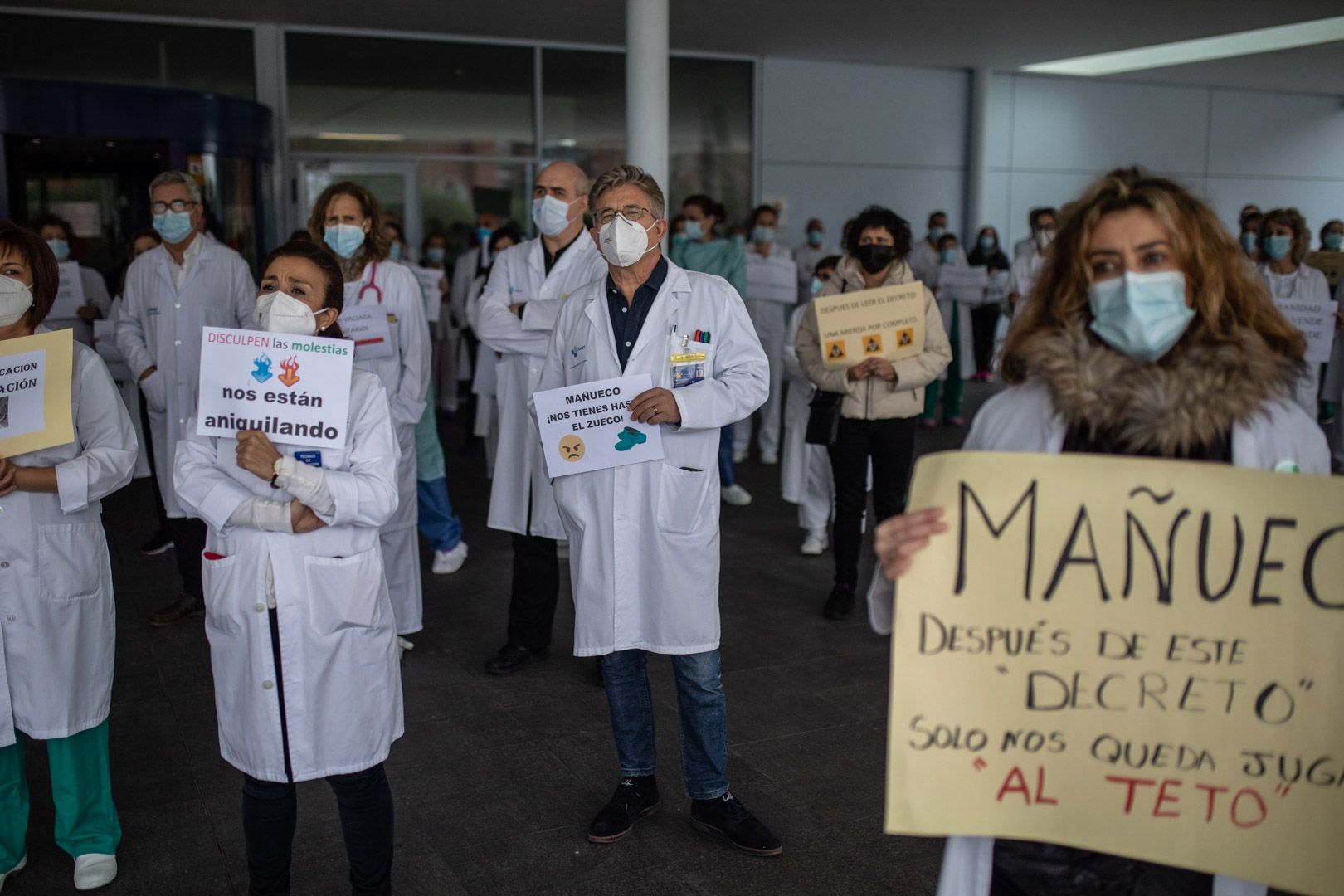 La concentración de médicos en imágenes