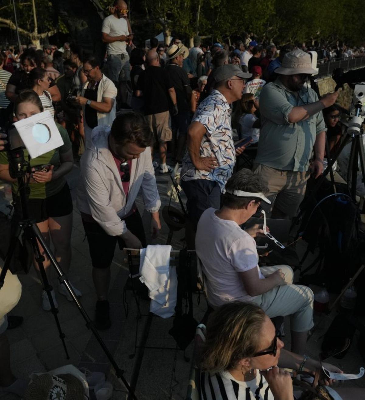 El eclipse hace historia en Benavente con visitantes de medio mundo