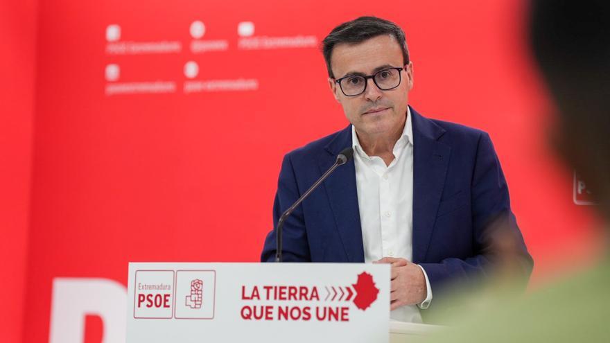 Gallardo plantea reformar el Estatuto para eliminar el aforamiento y renunciará el viernes a la Diputación de Badajoz