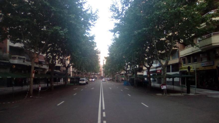 Cielo despejado esta mañana en la capital