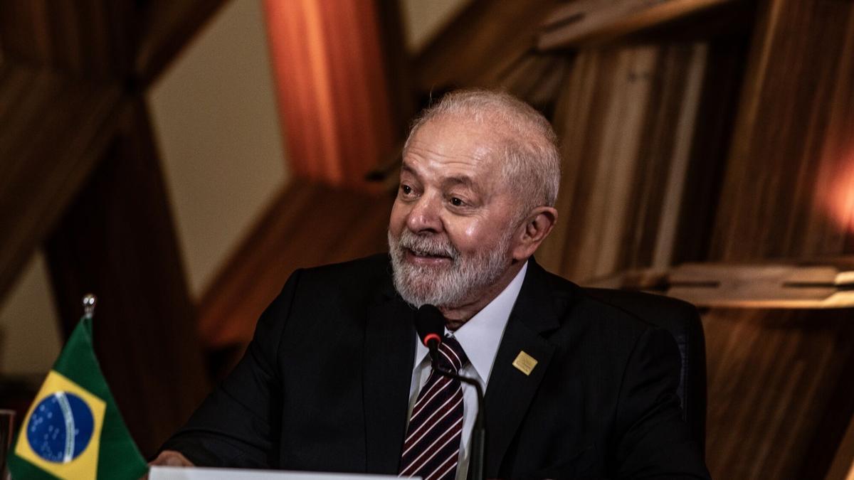 El presidente de Brasil, Luiz Inácio Lula da Silva, durante la cumbre del Mercosur.