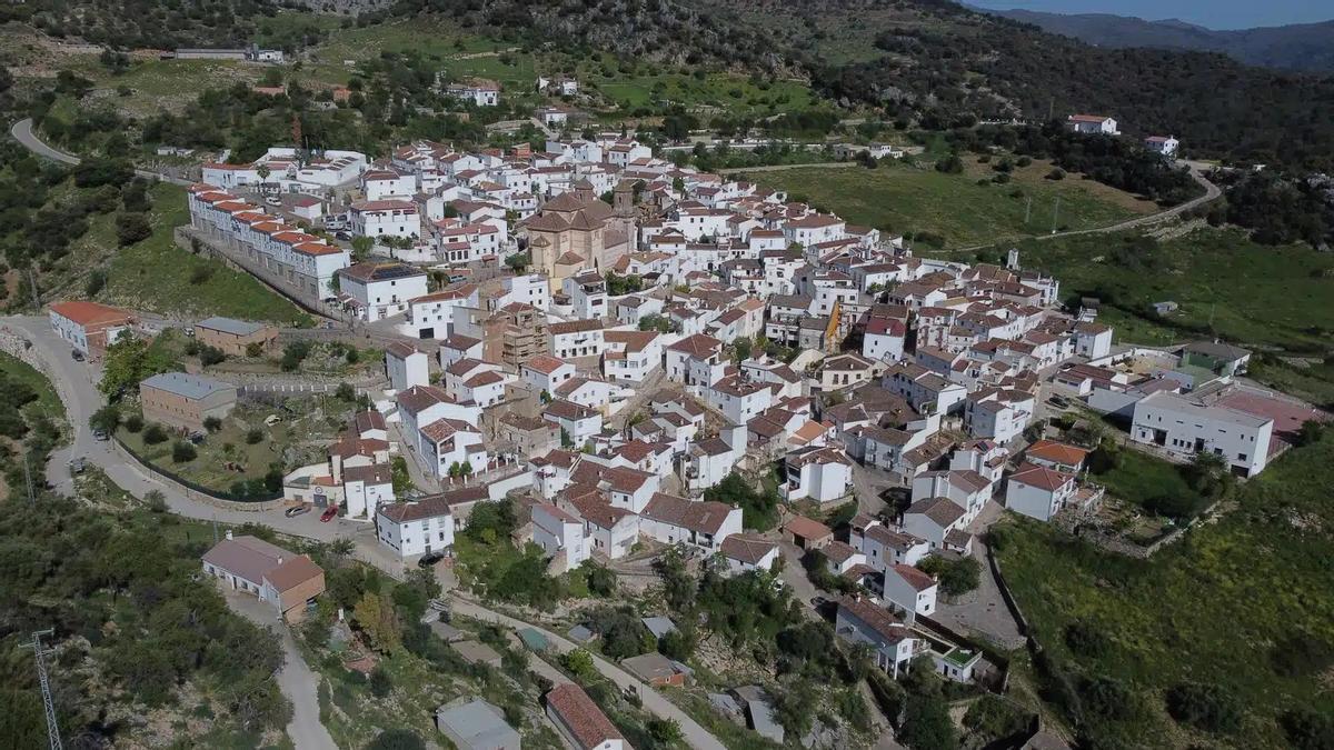 Vista aérea de Alpandeire