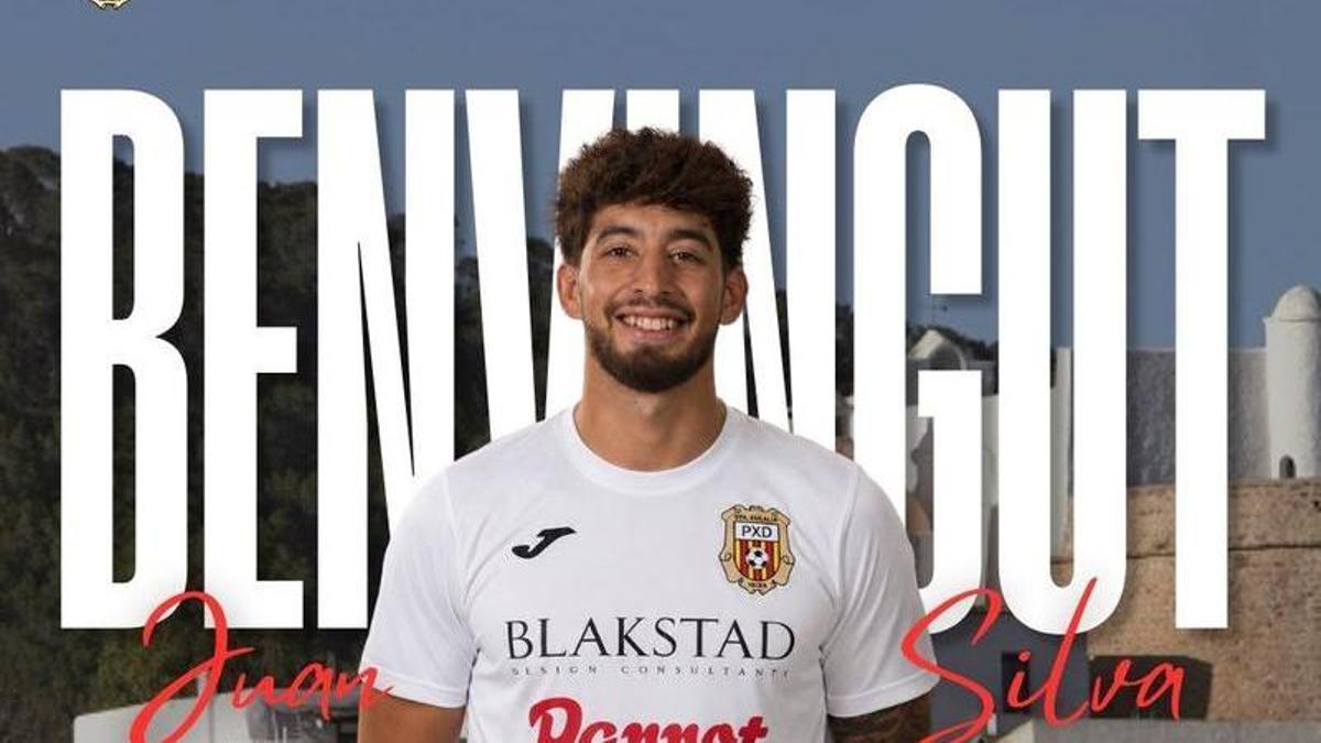 Cartel del fichaje de Juan Silva.