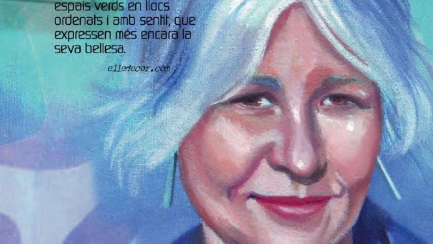 Teresa Galí-Izard, a la il·lustració del calendari. | ALLENDE BODEGA