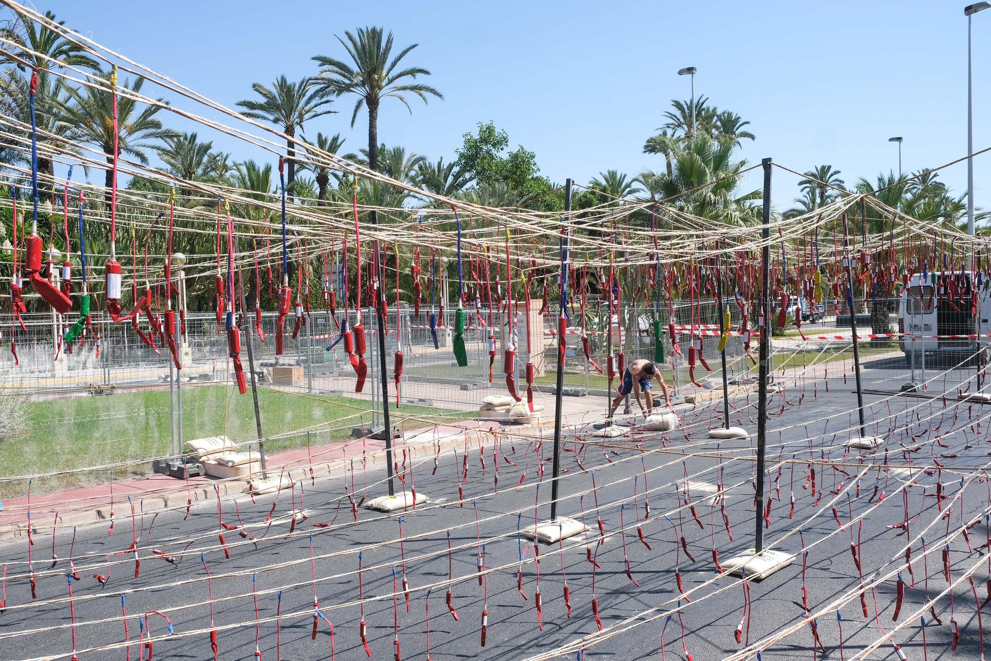 Así ha sido la primera mascletà de las fiestas de Elche