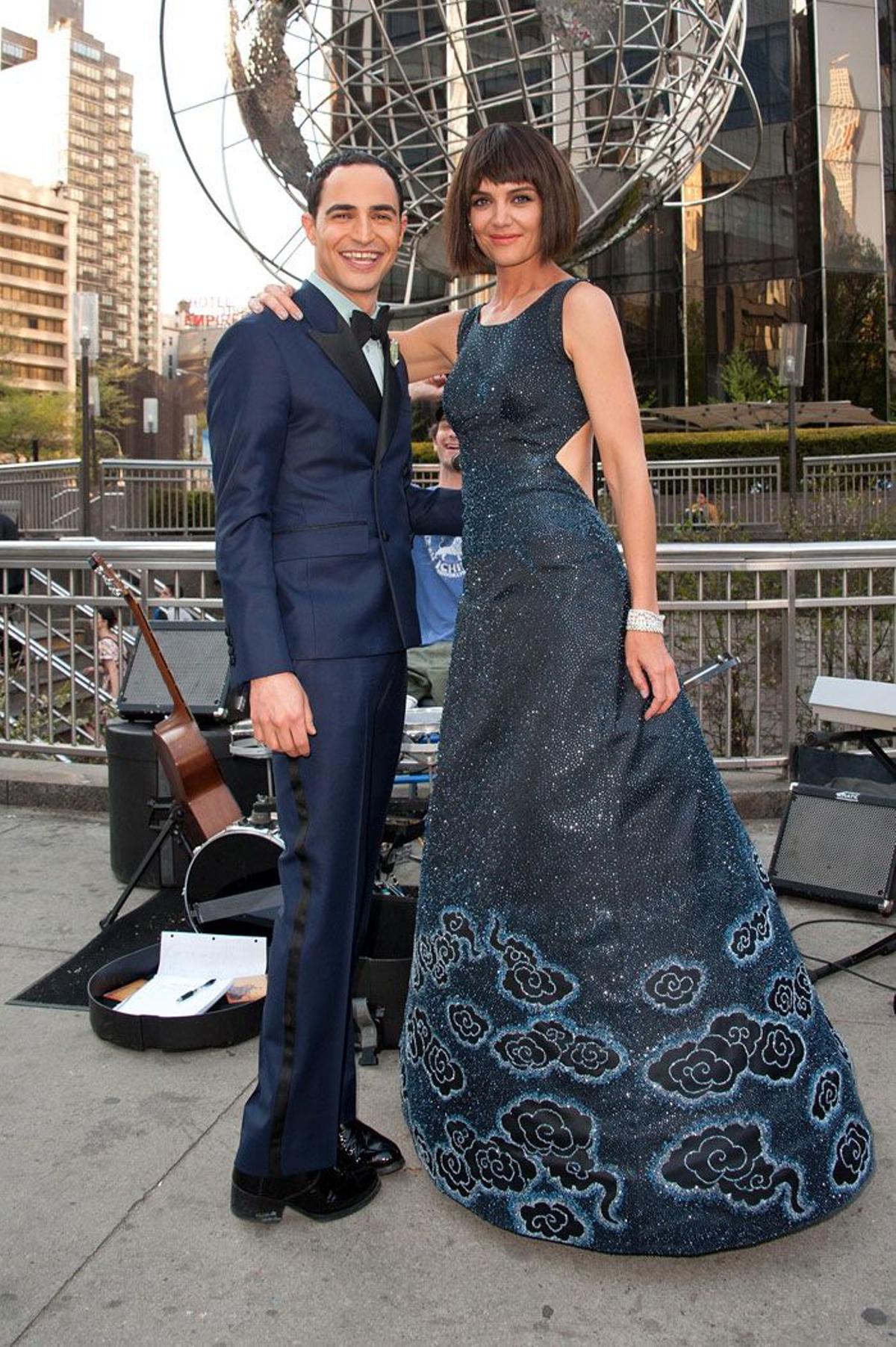 Gala Met 2015, Katie Holmes y Zac Posen