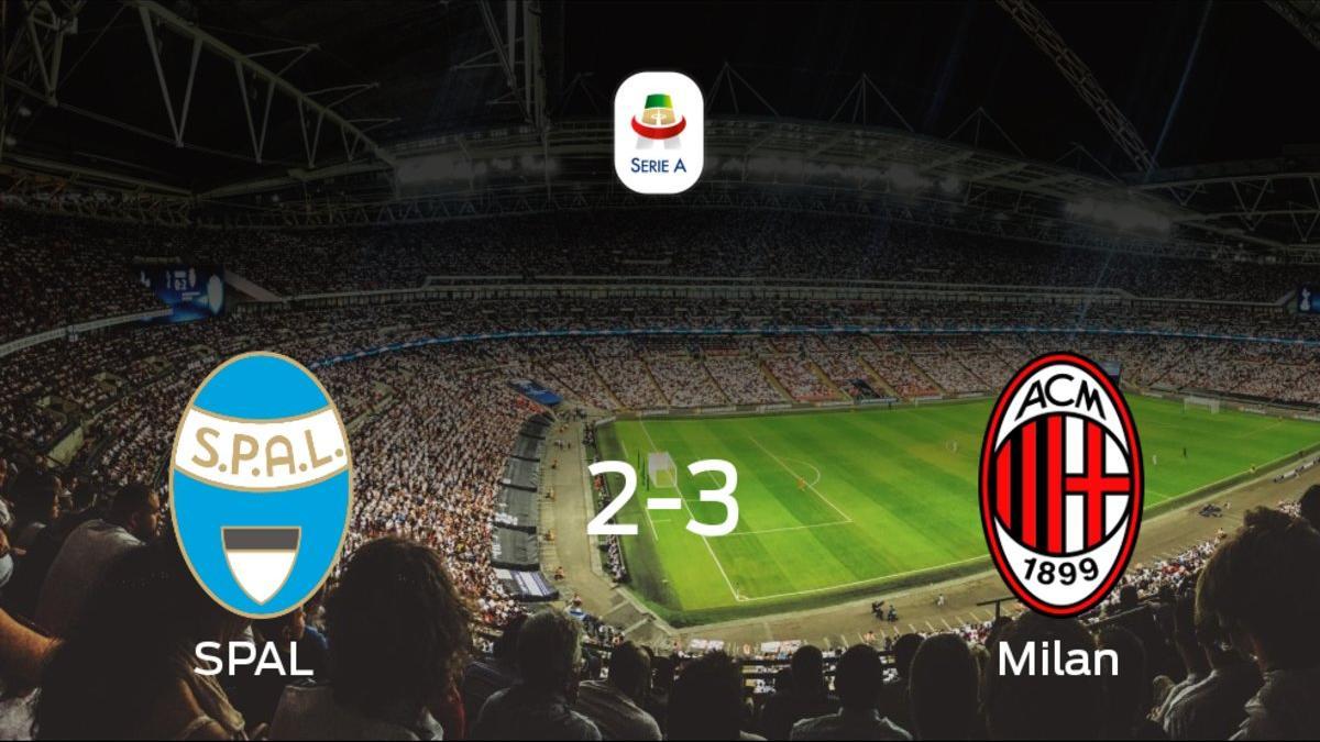 El Milan vence en el Stadio Paolo Mazza al SPAL (2-3)