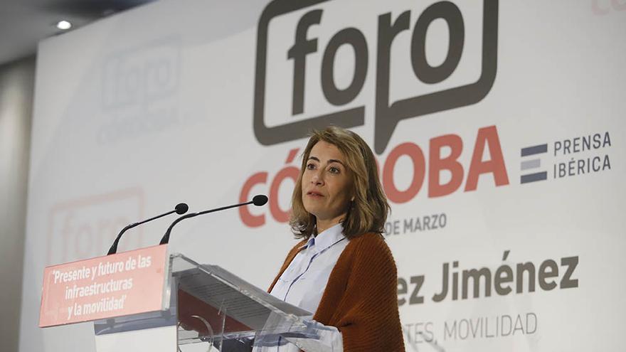 La ministra de Transportes, Raquel Sánchez, en el Foro CÓRDOBA.