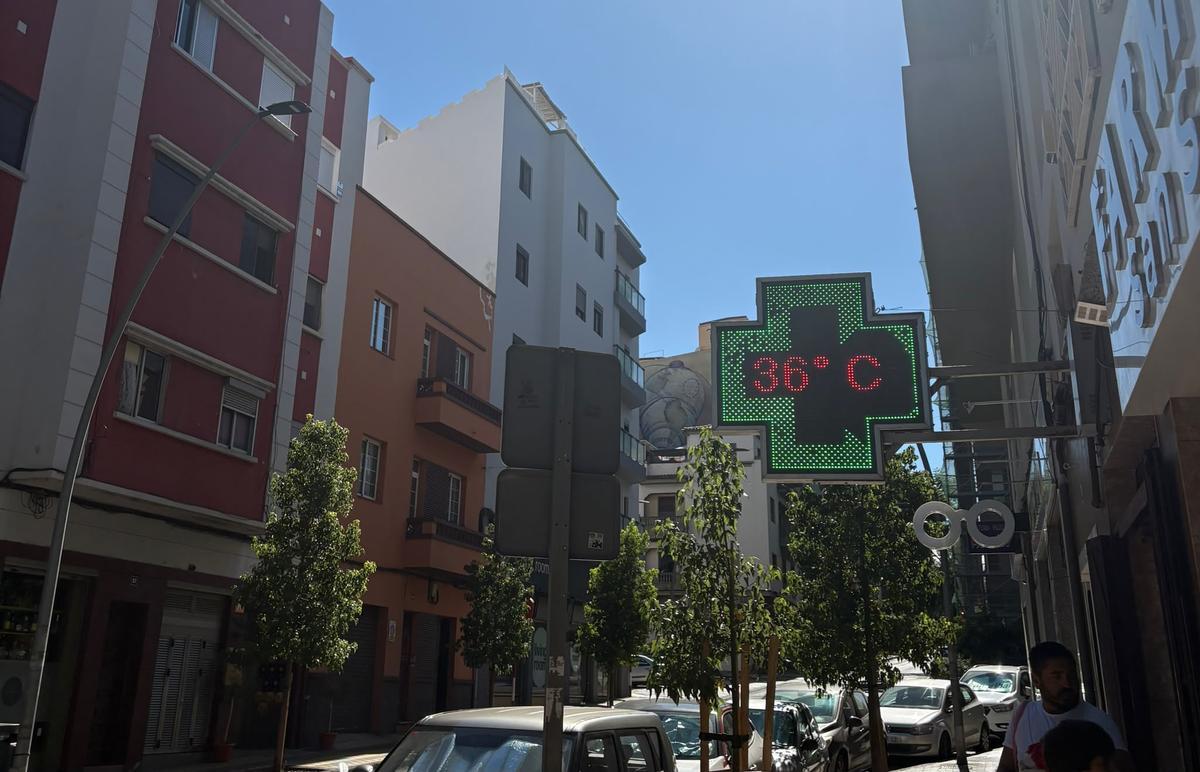 Los termómetros suben en Tenerife