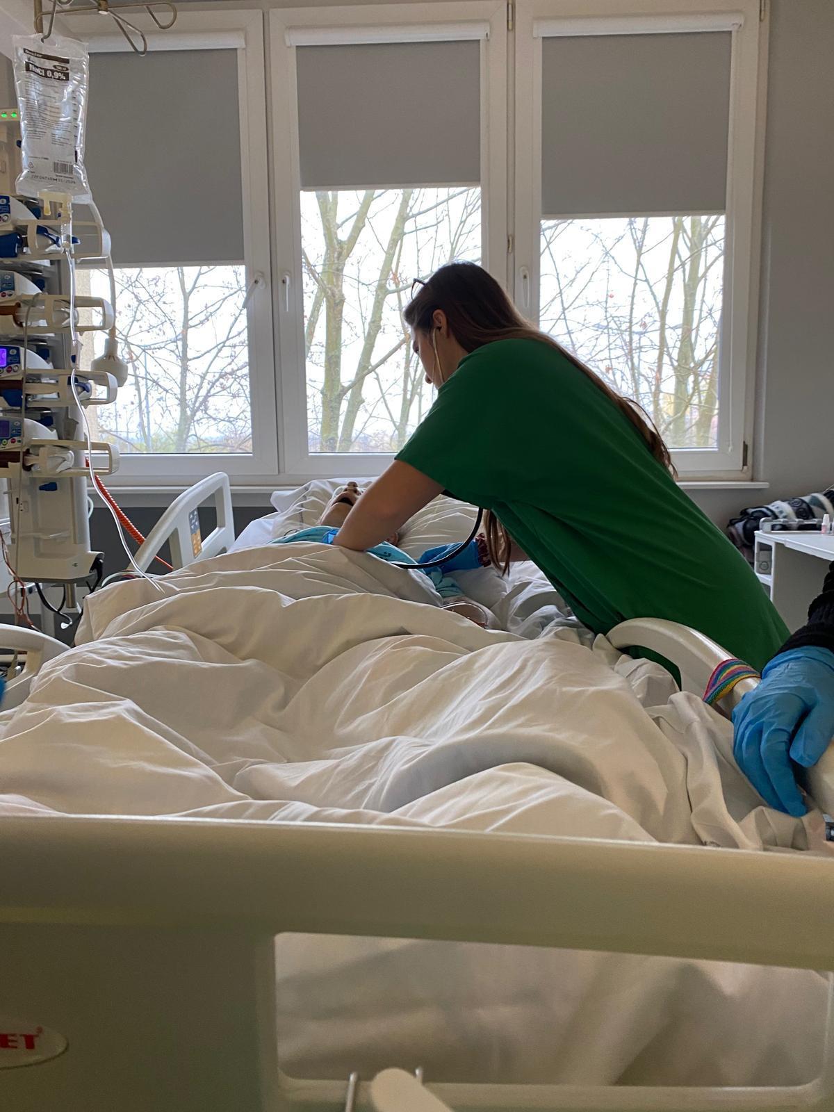 Una de las prácticas en Eslovaquia de la alumna viguesa.