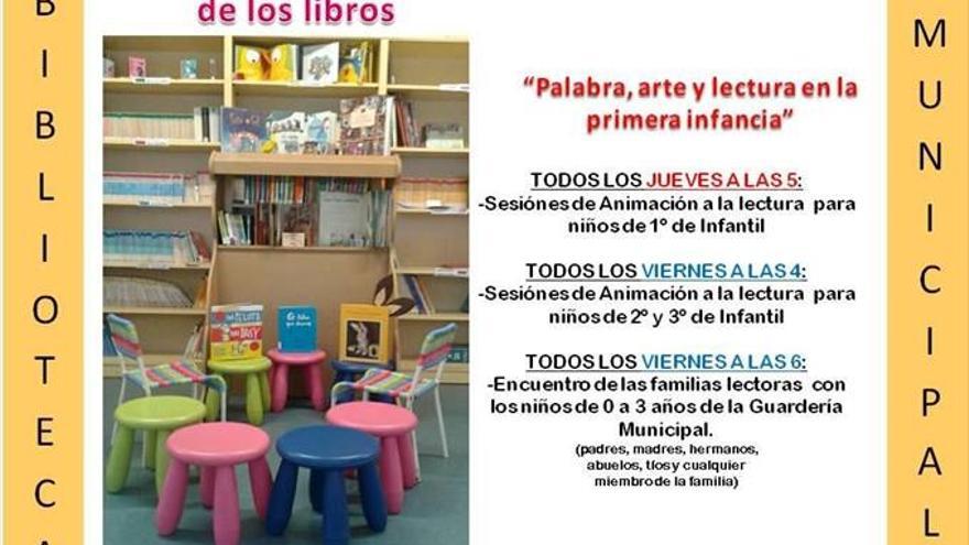 La biblioteca fomenta la lectura desde edades bien tempranas