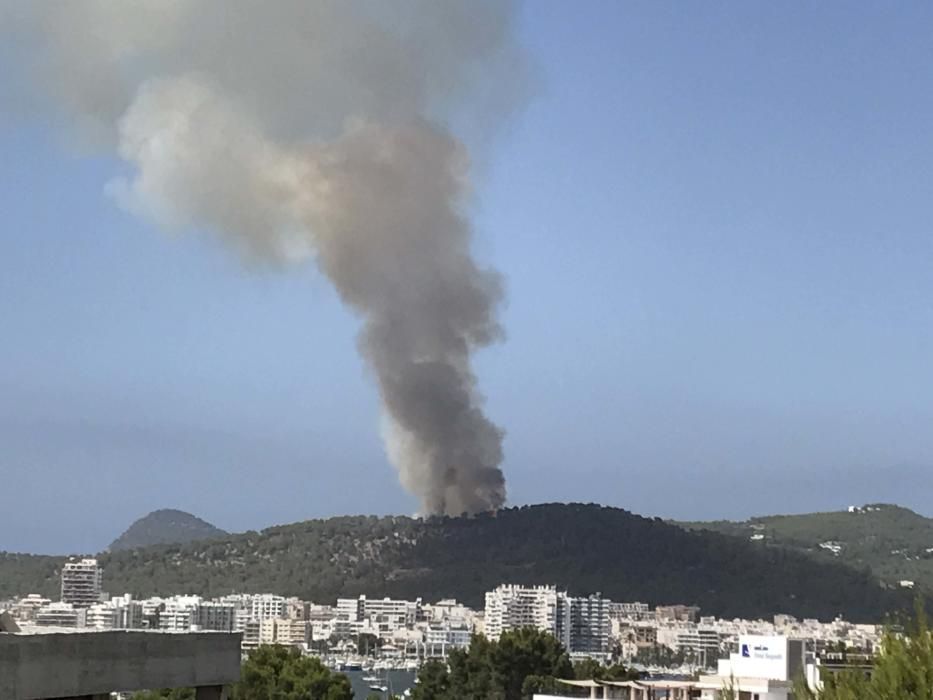 Incendio en Sant Antoni