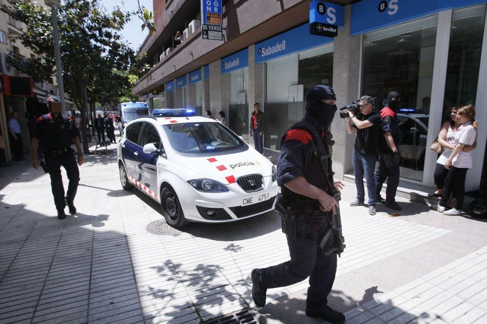 Escorcoll dels domicilis dels detinguts per la mort de Jordi Comas