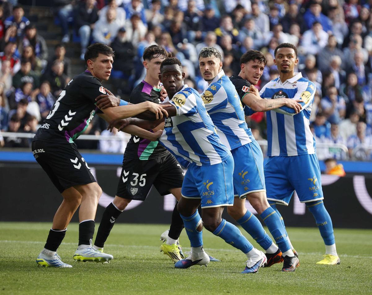 El Deportivo - Málaga, en imágenes