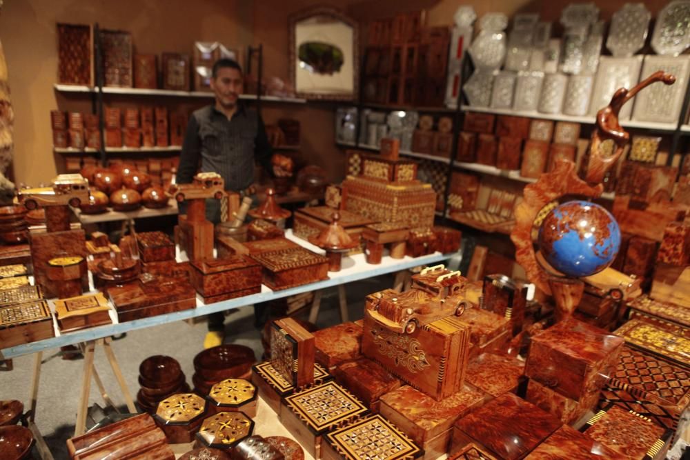 Preparativos para la apertura al público de la Feria de Muestras