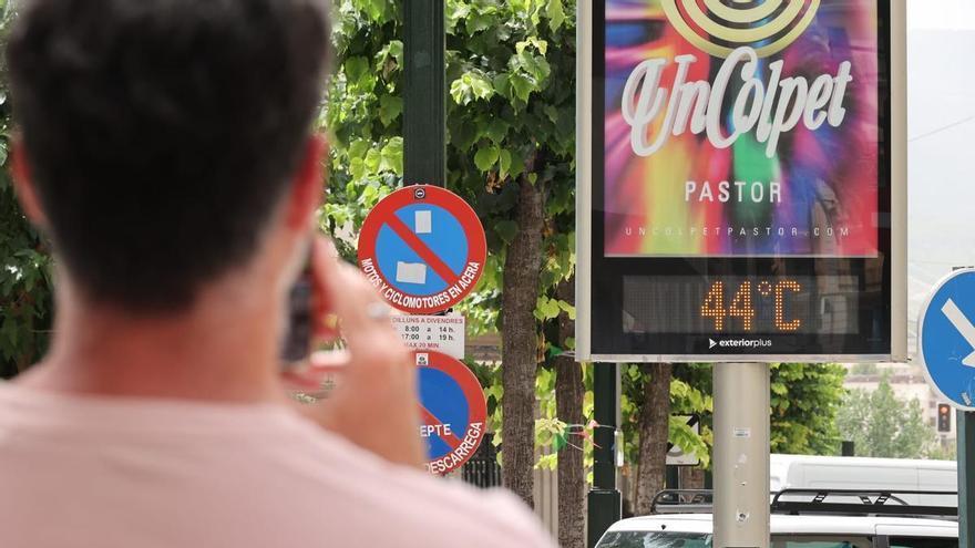Las altas temperaturas en Alcoy