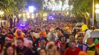 Fin de año a la carrera en la San Silvestre de Alicante