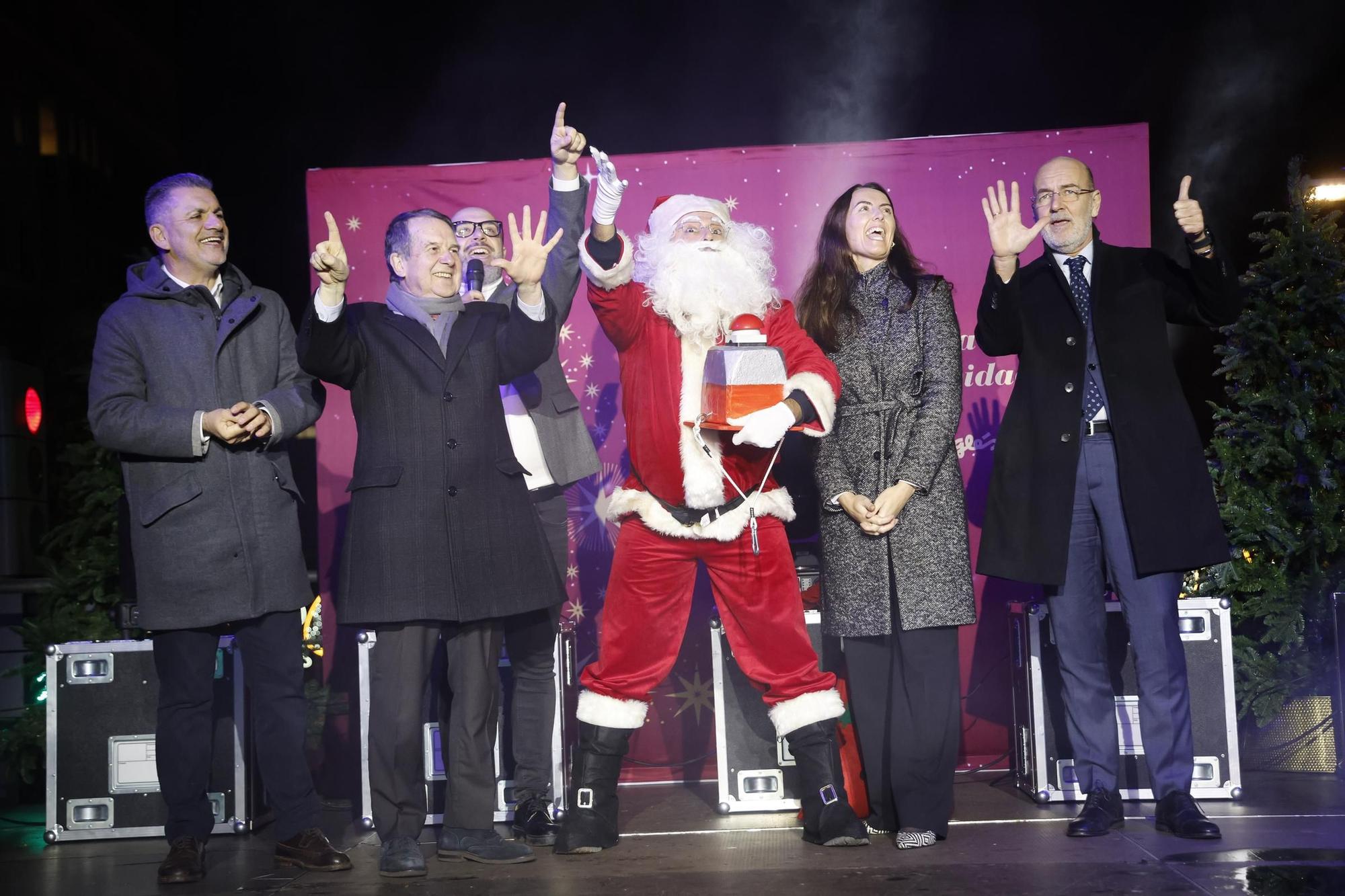 Así fue el encendido de las luces de El Corte Inglés