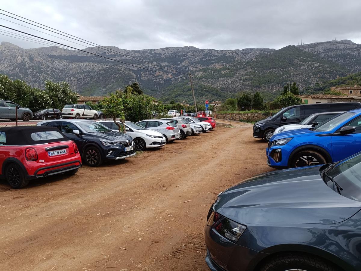 Aparcamientos en Sóller.