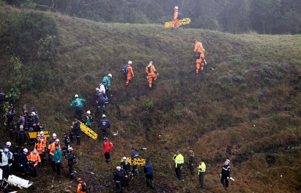 Accident d'avió a Colombia