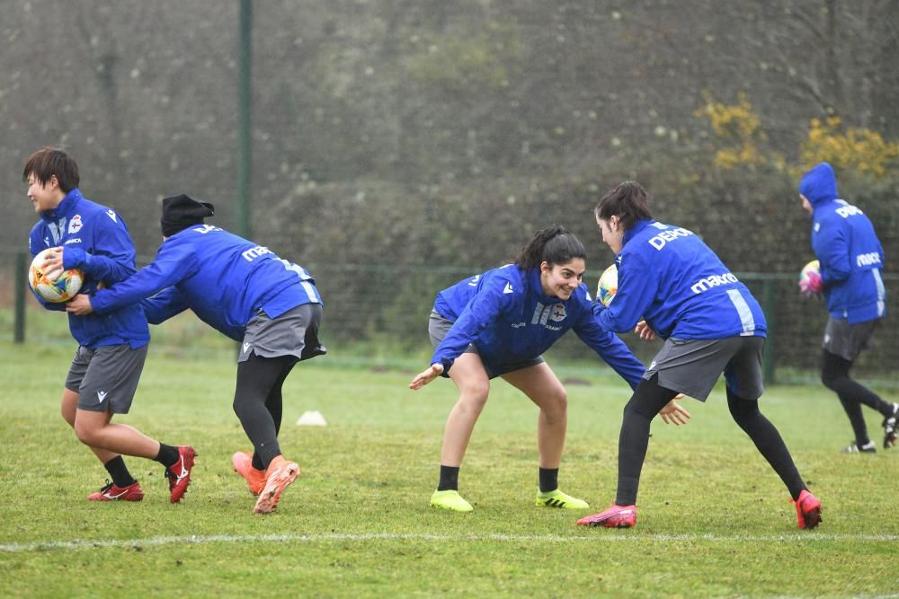 Entrenamiento del Deportivo Abanca