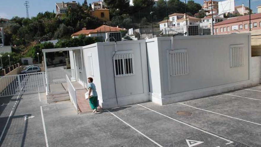 Aulas prefabricadas en el colegio Gregorio Marañón, en Rincón de la Victoria.