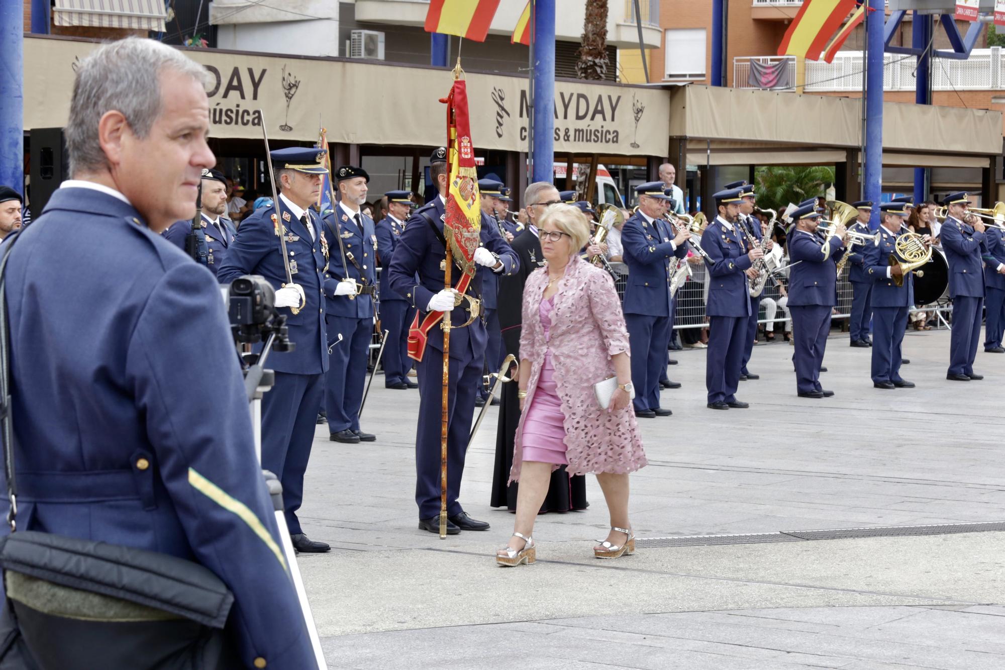 El homenaje a la bandera en Alcantarilla, en imágenes