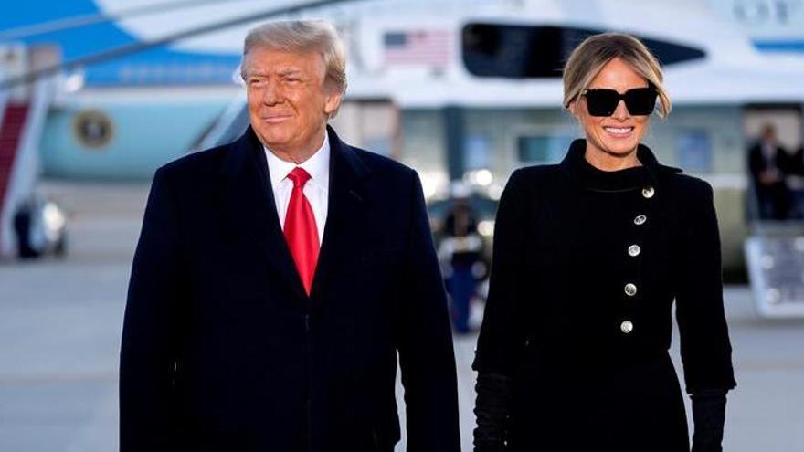 Trump y su esposa Melania, el miércoles pasado.
